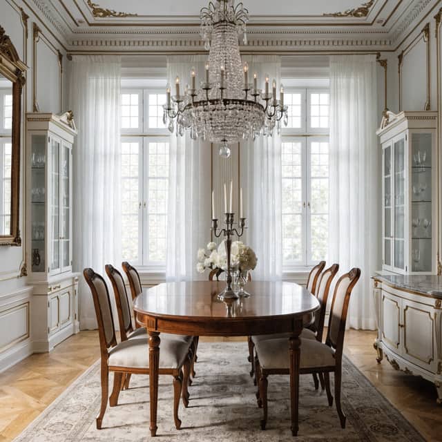 Neoclassic AI bathroom design style
