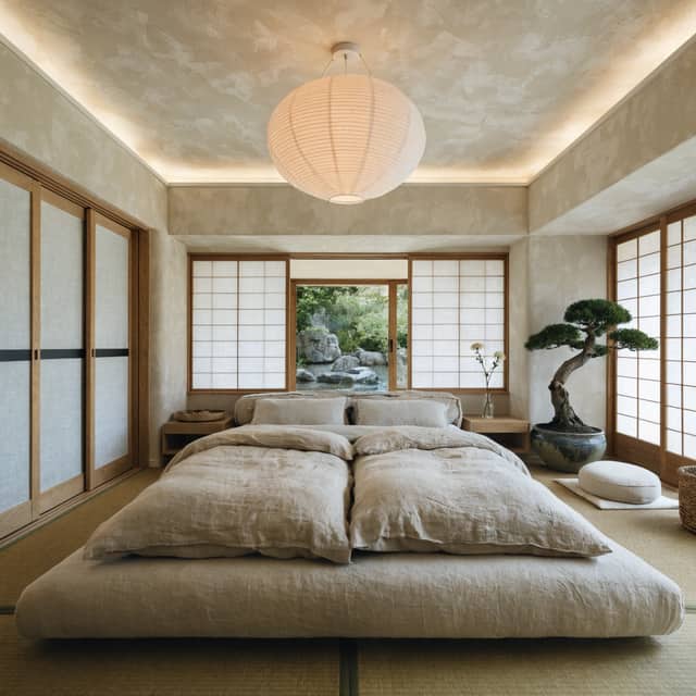 Zen AI bathroom design style